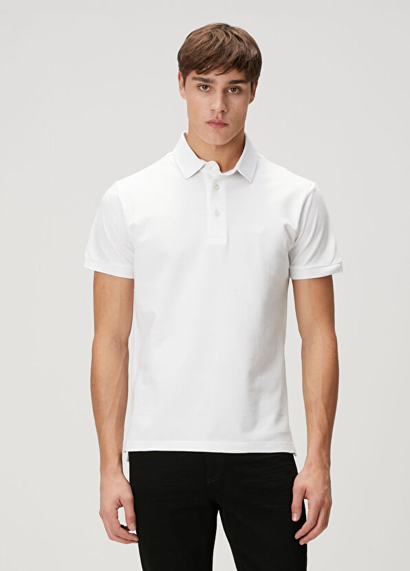 Etro Beyaz Polo Yaka T-shirt - 1