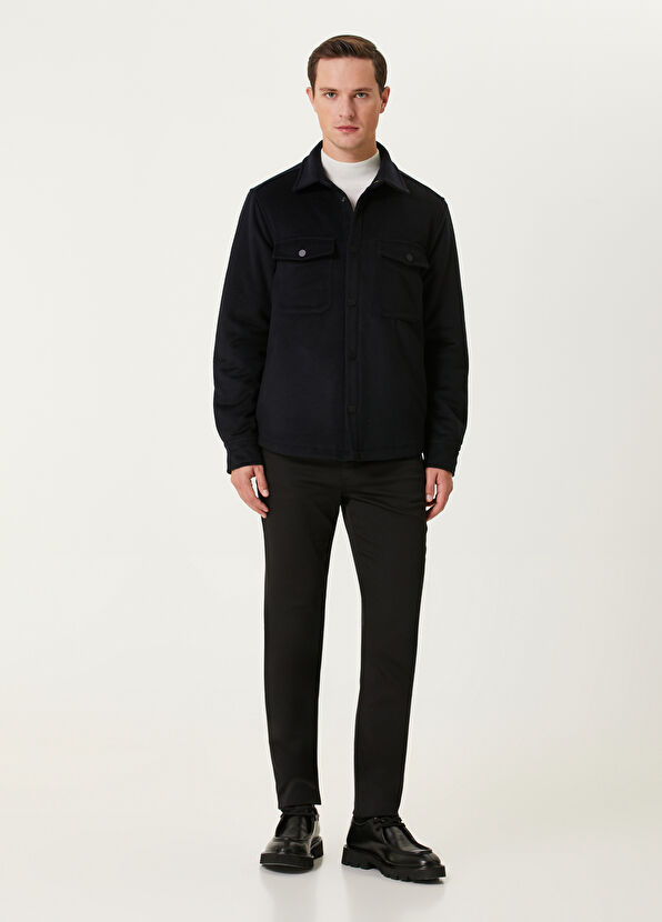 Beymen Club Slim Fit Black Extra Stretch Non Denim Pants - 1