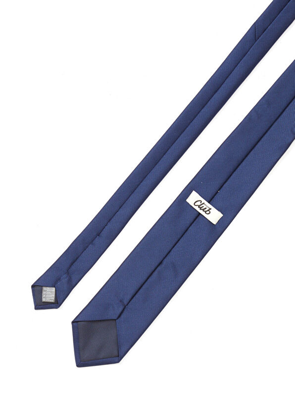 Beymen Club Navy Blue Diagonal Textured Tie - 2