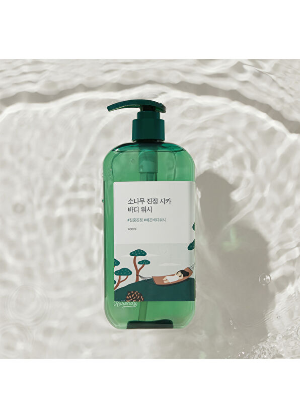 Round Lab Pine Tree Calming Cica Vücut Aknesi ve Gözenek Karşıtı Çam Ağacı Özlü Vücut Temizleyici 400 ml - 2