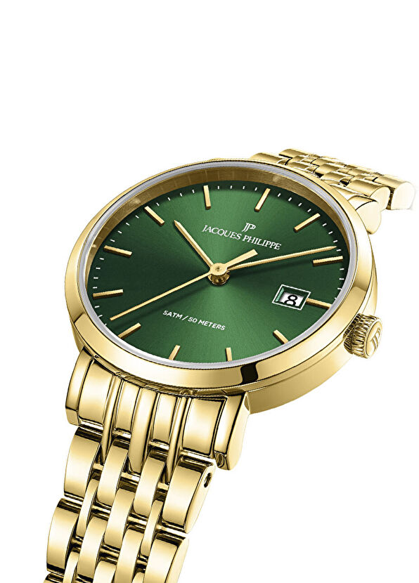 Jacques Philippe JPQLS9423X4 Altın Rengi Çelik Kadın Kol Saati - 3