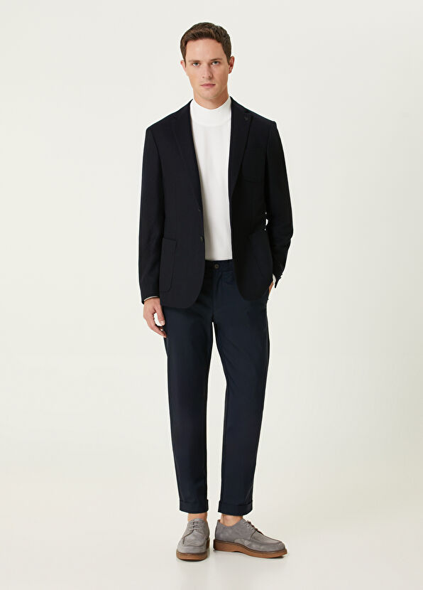 Beymen Club Navy Blue Chino Pants - 1