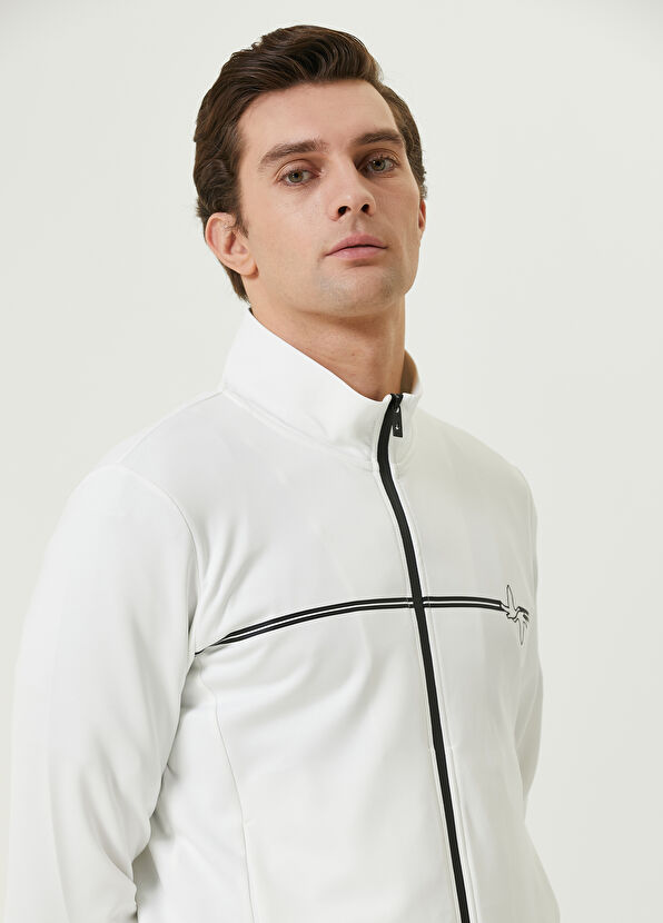 Beymen Club Beyaz Çift Kaz Detaylı Sweatshirt - 2