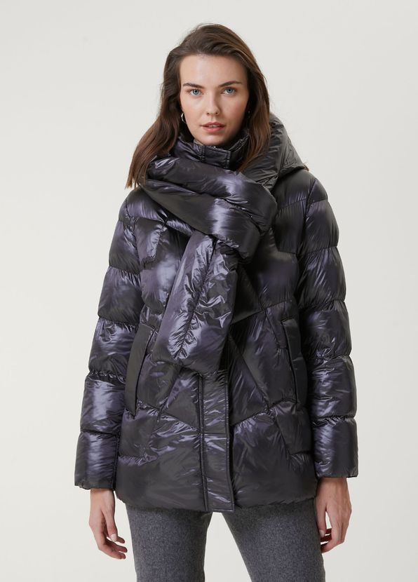 Beymen Collection Antrasit Atkı Detaylı Puff Mont - 2