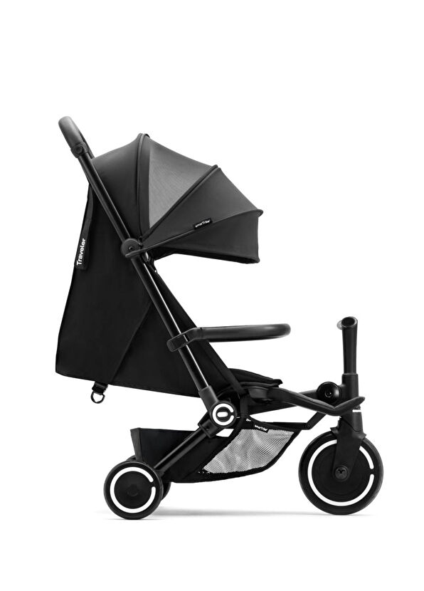 SmarTrike Traveler Hepsi Bir Arada Onyx Black Kabin Boy Bebek Arabası ve Bisiklet  - 3