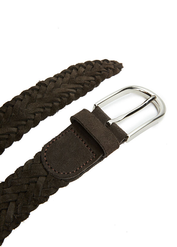 Beymen Club Brown Men's Suede Belt - 2