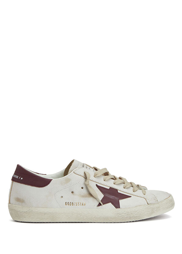 Golden Goose Super Star Red White Men's Leather Sneaker - 1