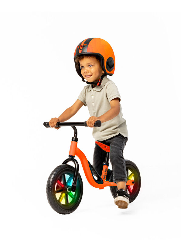 Chillafish Charlie Glow Turuncu Işıklı 2 Tekerlekli 18-48 Ay Çocuk Denge Bisikleti - 2