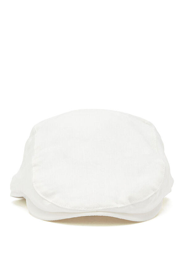 Beymen Club White Linen Cap Hat - 2