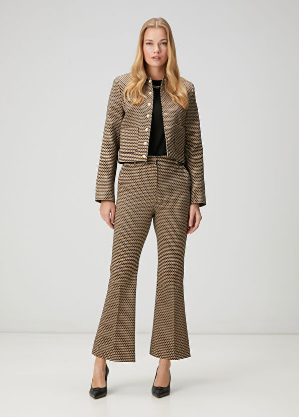 Beymen Club Siyah Bej Jakarlı Ceket - 2