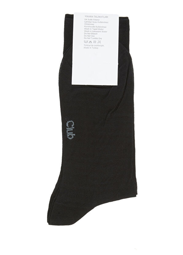 Beymen Club Black Slim Men's Mercerized Socks - 2