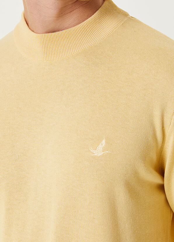 Beymen Club Sarı Yarım Balıkçı Yaka Kazak - 4