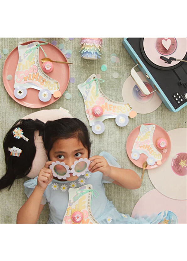 Meri Meri Paten Temalı 16'lı Parti Peçetesi - 4