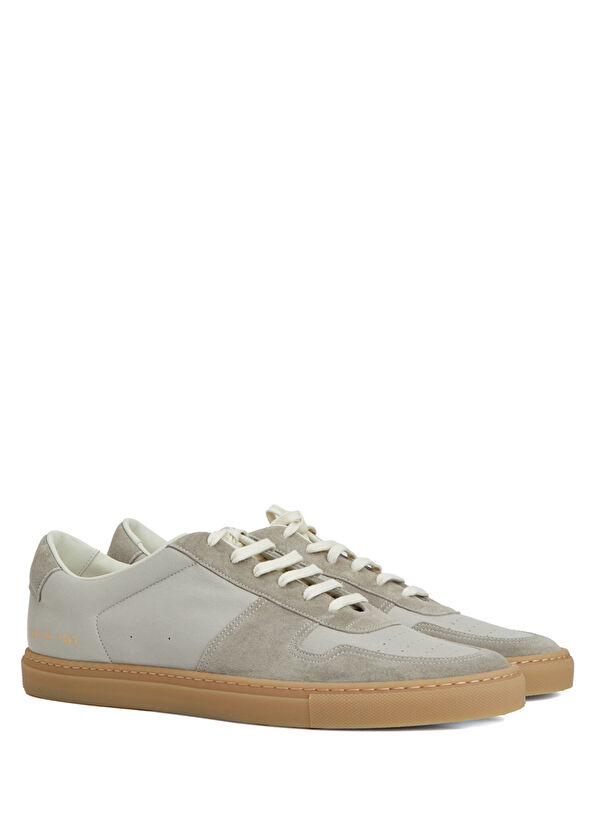Common Projects Bball Duo Grey Men's Leather Sneakers - 2
