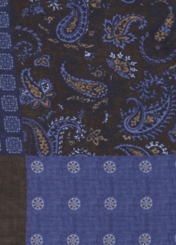 Beymen Club Brown Checked Silk Handkerchief - 2