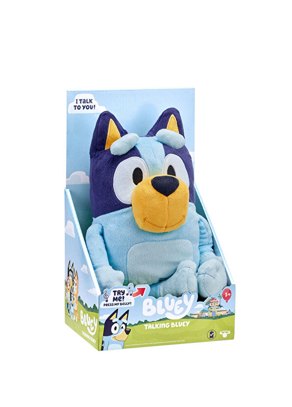 Bluey Turkish Speaking Unisex Children's Plush Figure Toy 35 cm - 4