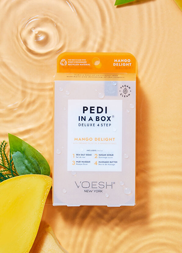 Voesh New York Pedi In A Box Deluxe Mango Delight 4 Adımlı Pedikür Seti - 2