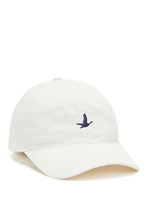 Beymen Club Beyaz Logo Nakışlı Erkek Gabardin Şapka - 1