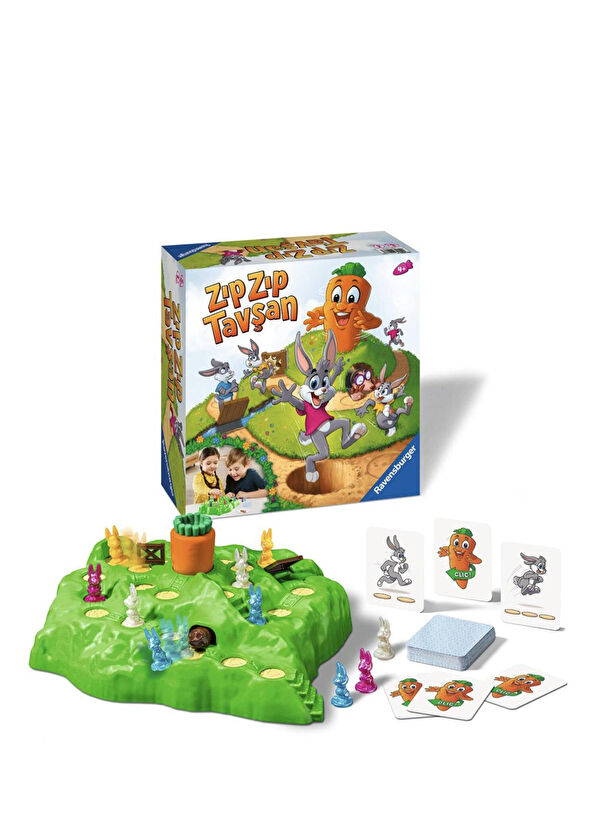 Ravensburger 209767 Zıp Zıp Tavşan Kutu Oyunu - 1