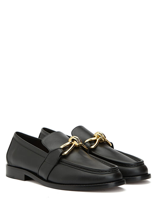 Bottega Veneta Astaire Black Women's Leather Loafer - 2