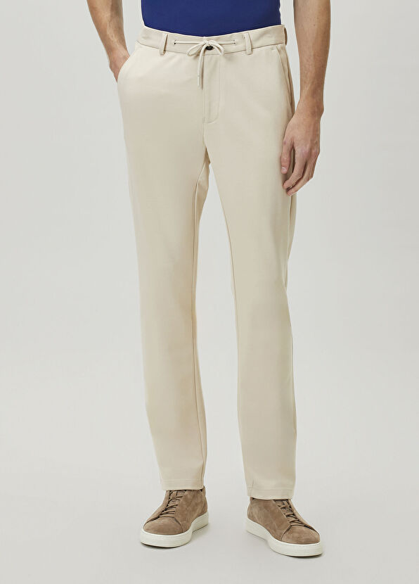 Beymen Club Bej Beli Kordonlu Chino Pantolon - 2