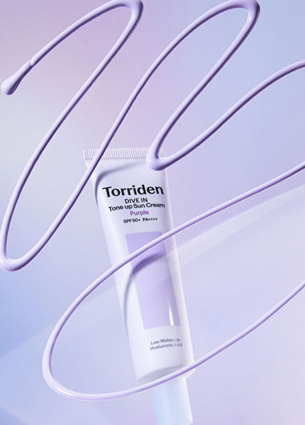 Torriden Dıve In Tone Up Sun Cream Purple SPF50+ Ton Eşitleyici Aydınlık Verici Güneş Kremi 60 ml - 2