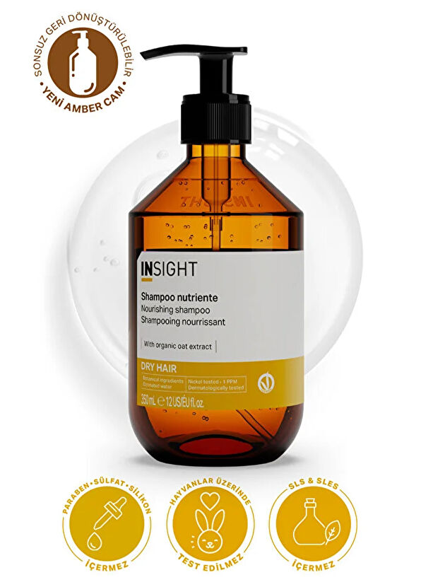 Insight Dry Hair Nourishing Kuru Saçlar İçin Besleyici Şampuan 350 ml - 2