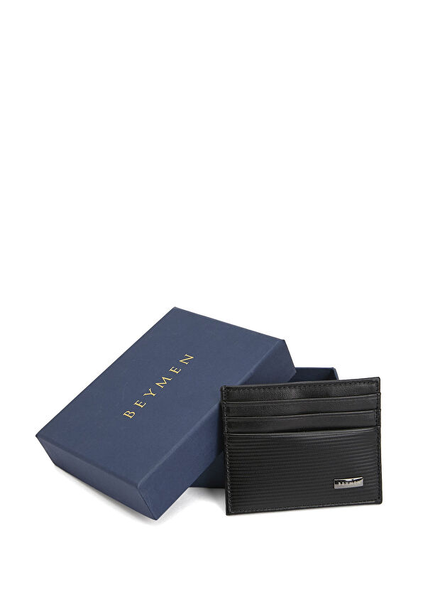 Siyah Erkek Deri Kartlık - Görsel 2