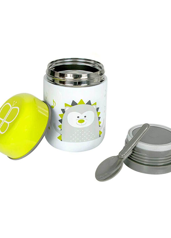 Bblüv Food Green Spooned Thermal Baby Food Thermos - 2