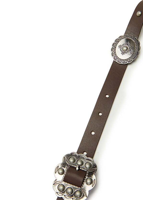 Beymen Club Kahverengi Kadın Deri Bohem Kemer - 2