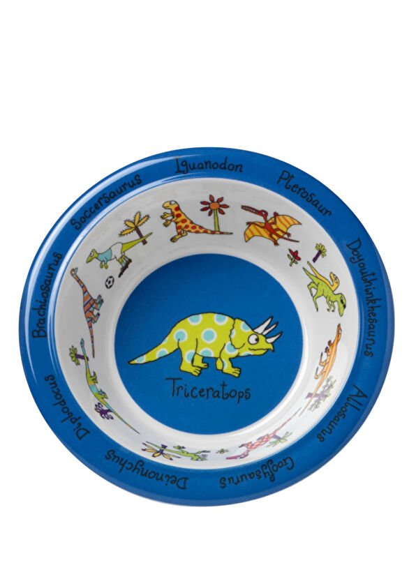 Tyrrell Katz Dino Melamin Çocuk Mama Tabağı ve Mama Kasesi Seti - 2