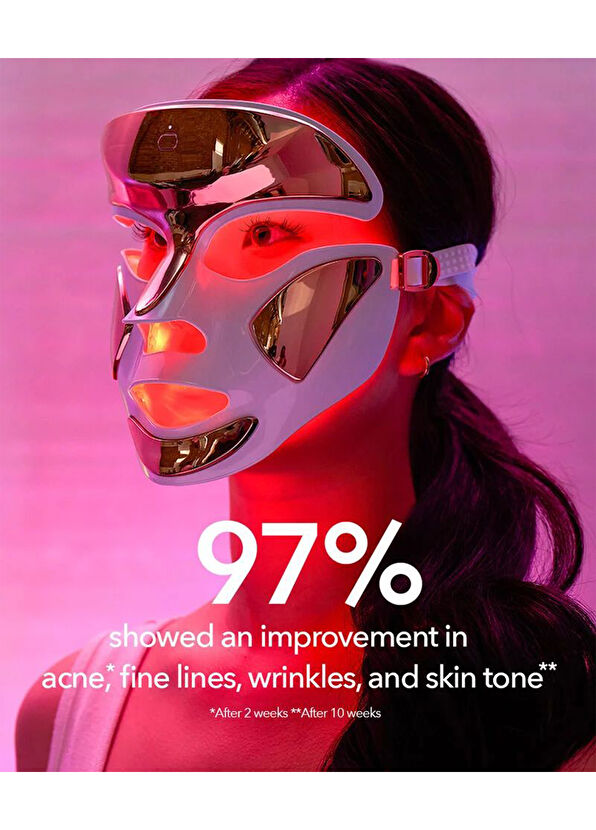 Dr. Dennis Gross DRx SpectraLite FaceWare Pro Pembe Led Yüz Maskesi  Cilt Bakım Cihazı - 3