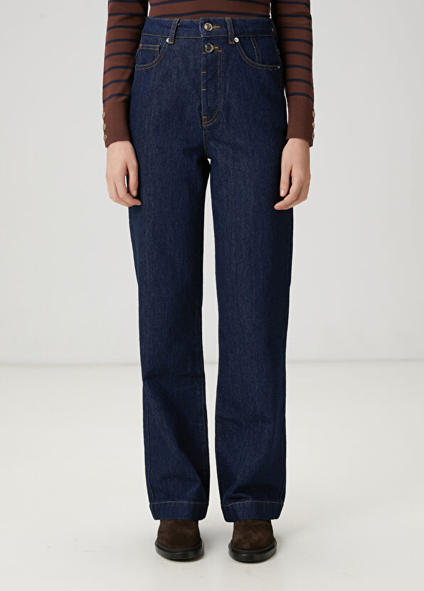 Beymen Club Indigo Straight Jean Pantolon - 3