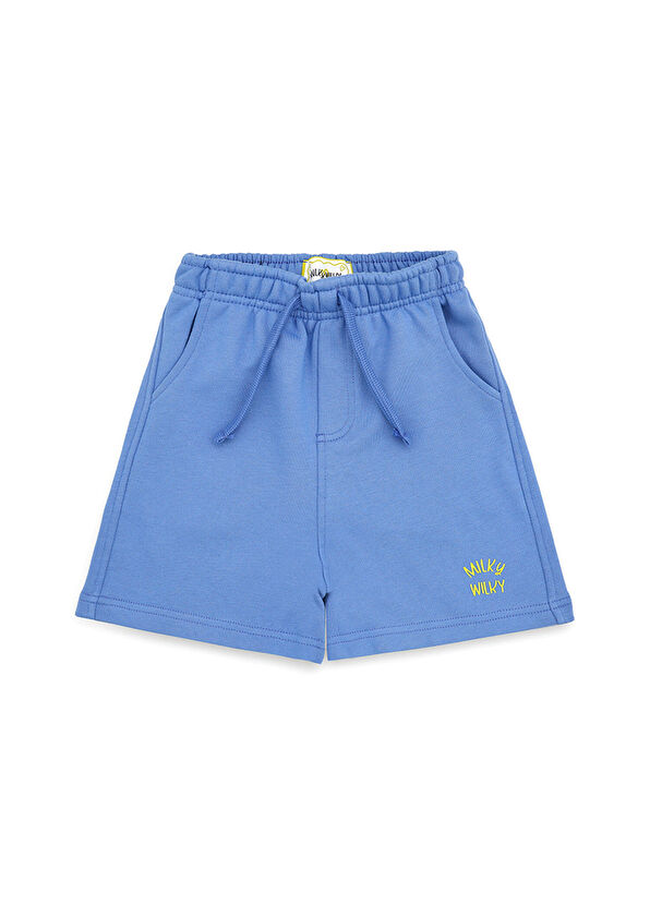 Milky Wilky Light Blue Boys' Shorts - 1