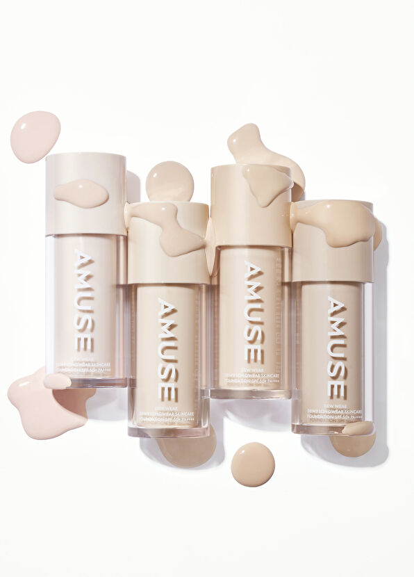 Amuse Dew Wear Permanent Shine Effect Natural Concealing Foundation 35 ml - 4