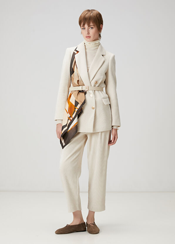 Beymen Club Ecru Carrot Cut Pants - 1