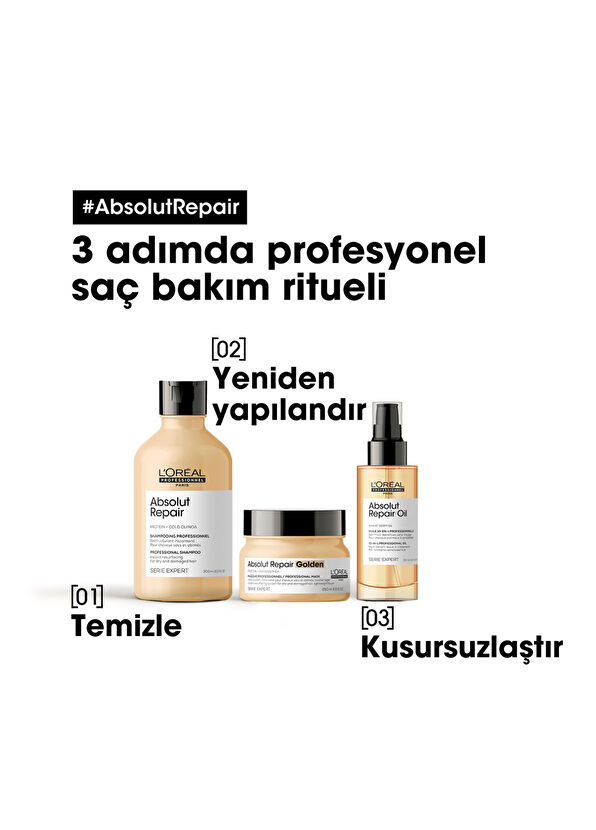 Loreal Professionnel Serie Expert Absolut Repair Instant Resurfacing Onarıcı Şampuan 500 ml - 4