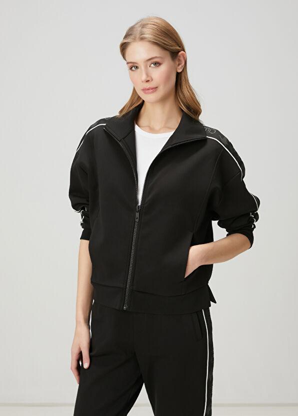 Beymen Club Black Zippered Sweatshirt - 2