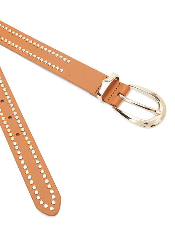 Beymen Club Taba Pim Sıralı Kadın Deri Kemer - 2