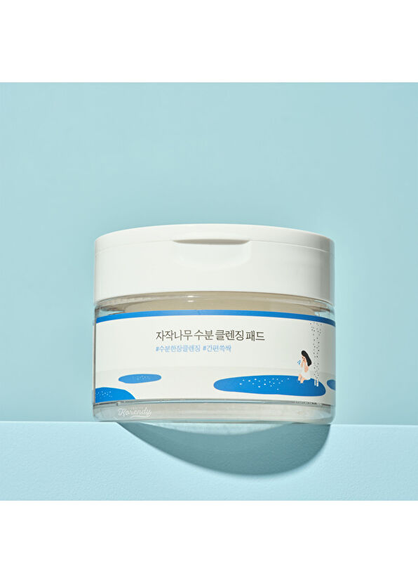 Round Lab Birch Juice Moisturizing Cleansing Pad Cooling & Moisturizing Purifying 60 Pcs Face Pad - 4