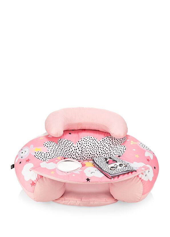 Wellgro Dreamy Cat Pembe Bebek Oturma Minderi - 1