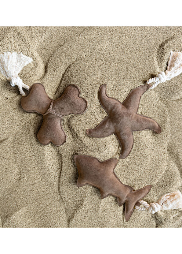 Zeynep Birinci Genuine Suede Dog Toy Starfish - 3