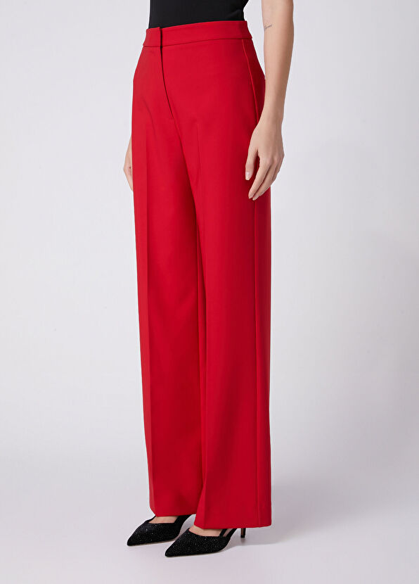Beymen Club Red Pipe Leg Evening Pants - 3