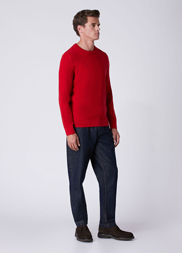Beymen Club Red Knitted Basic Sweater - 3