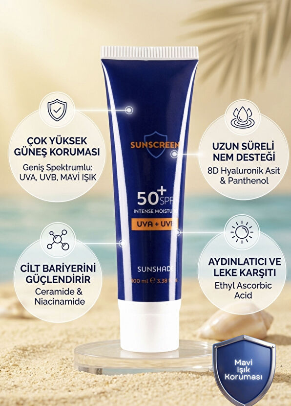 Melayn Sunshade SPF50+ Sunscreen Sunscreen Cream 100 ml - 3