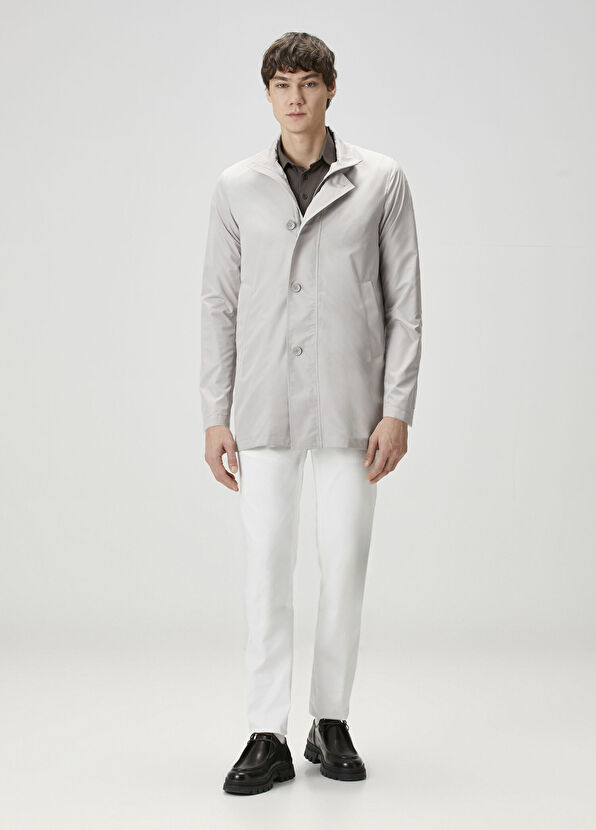 Herno Light Grey Overcoat - 2