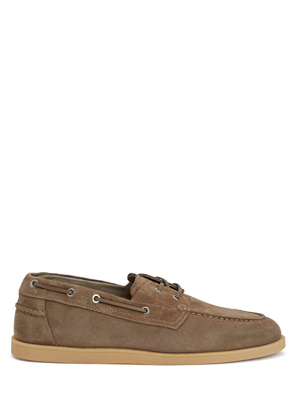 Beymen Club Taupe Men's Suede Shoes - 1
