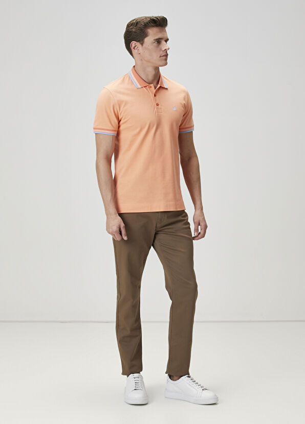 Beymen Club Comfort Fit Apricot Polo T-Shirt - 3
