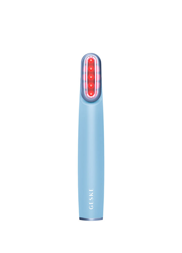Geske Rotatable Head Skin Firming Wand Aquamarine Titreşimli Döner Başlıklı Led Terapili Cilt Sıkılaştırıcı Yüz Bakım Cihazı  - 2
