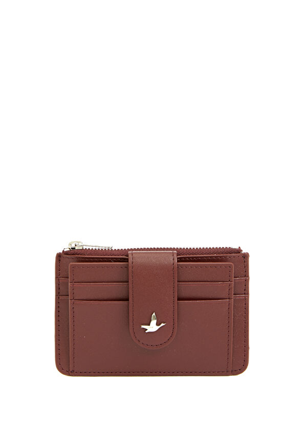 Beymen Club Bordo Kadın Deri Kartlık - 1